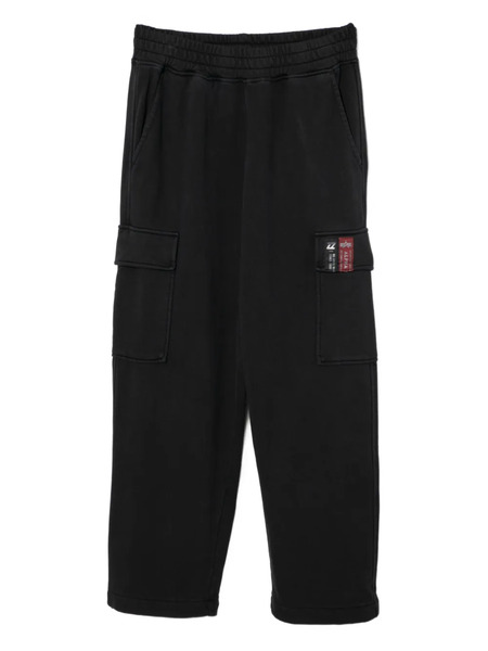  Izzue Logo-patch Trousers - Black 