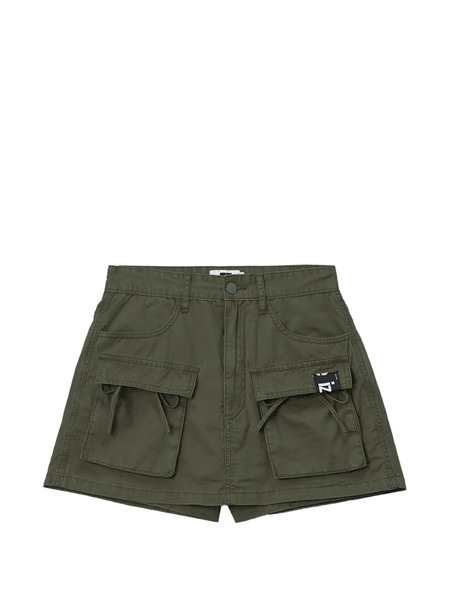 Izzue Pocket Cotton Shorts - Green 