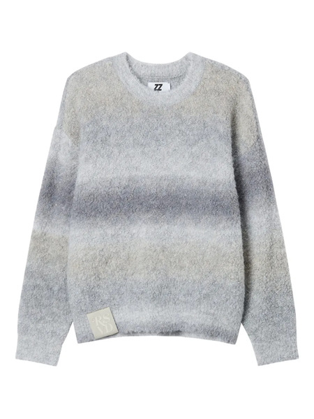  Izzue Striped Sweater - Grey 