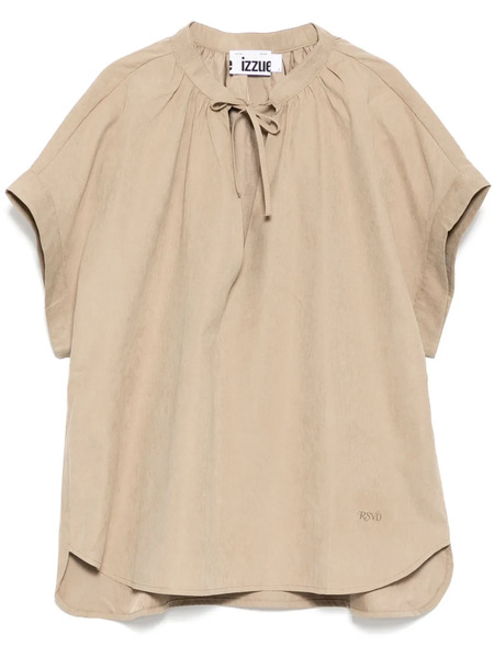  Izzue V-neck Blouse - Neutrals 
