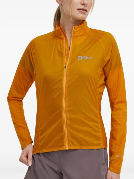  Jack Wolfskin Gravex Wind Zip-fastening Performance Jacket - Yellow 
