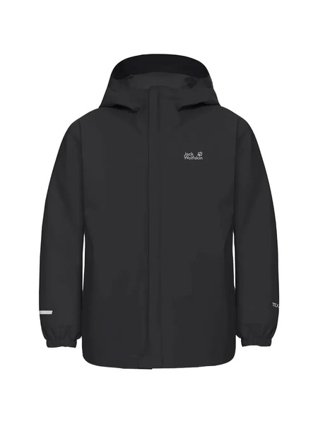  Jack Wolfskin Hooded Jacket - Black 