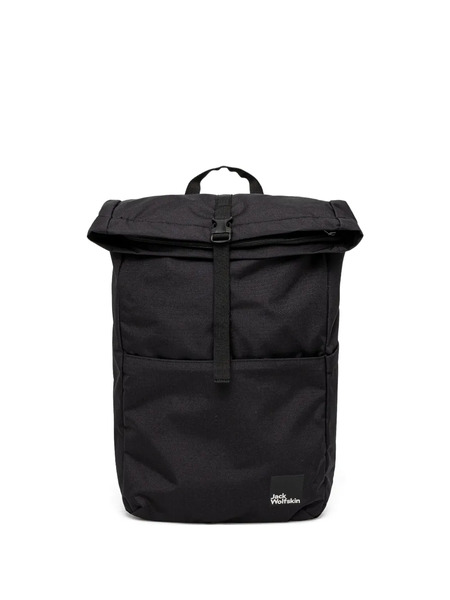  Jack Wolfskin Island Buckle Roll-top Backpack - Black 