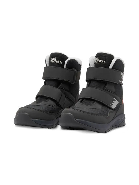  Jack Wolfskin Polar Bear-b Texapore Mid Vc Touch-strap Boots - Black 