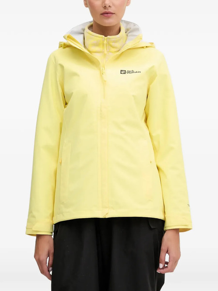  Jack Wolfskin Trailtime Hooded Jacket - Yellow 