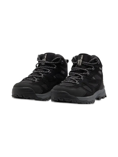  Jack Wolfskin Vojo Tour Texapore Mid Lace-up Boots - Black 