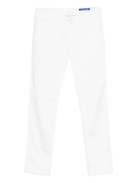  Jacob Cohën Button Trousers - White 