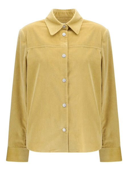  Jacob Cohën Corduroy Button-fastening Shirt - Yellow 