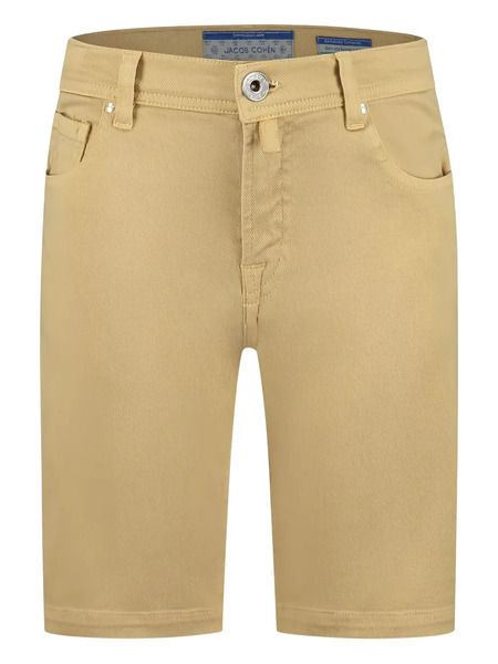  Jacob Cohën Cotton Shorts - Yellow 