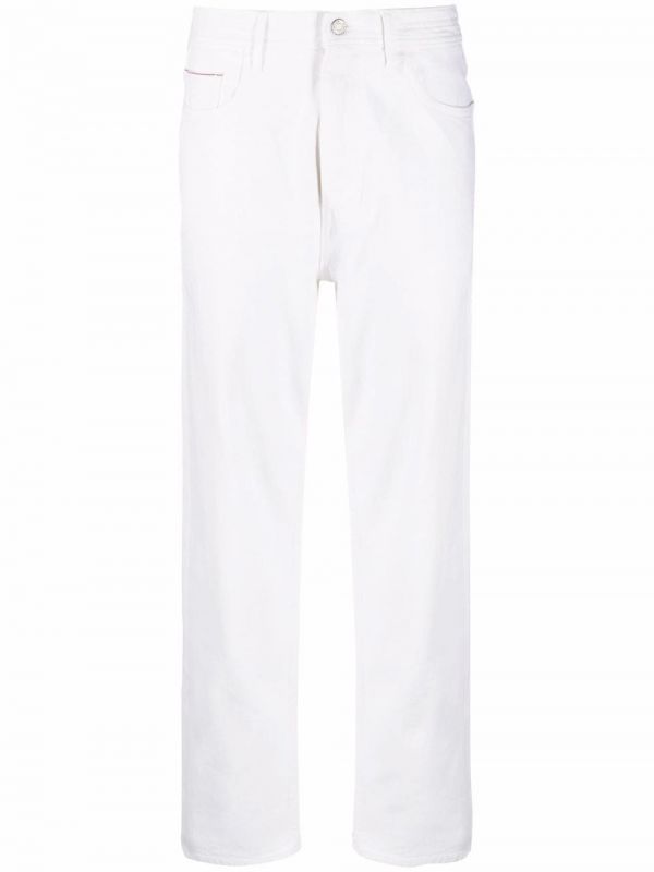  Jacob Cohën Cropped Straight-leg Jeans - White 