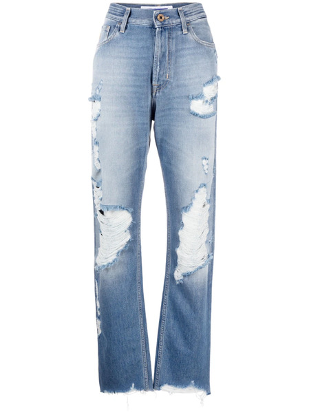  Jacob Cohën Distressed-effect Finish Jeans - Blue 