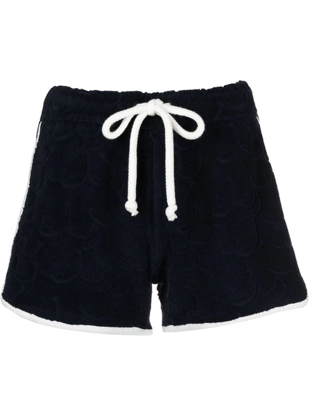  Jacob Cohën Logo-embossed Cotton Shorts - Blue 
