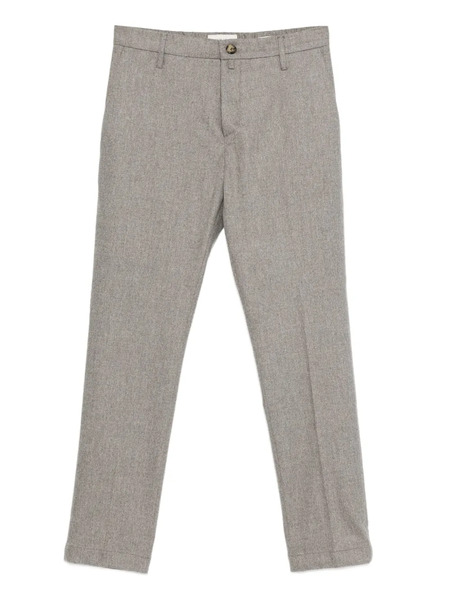  Jacob Cohën Mélange-effect Wool Trousers - Neutrals 