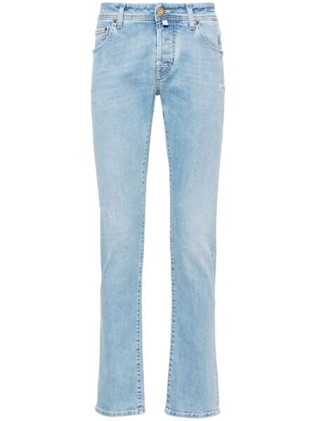  Jacob Cohën Nick Low-rise Slim-fit Jeans - Blue 