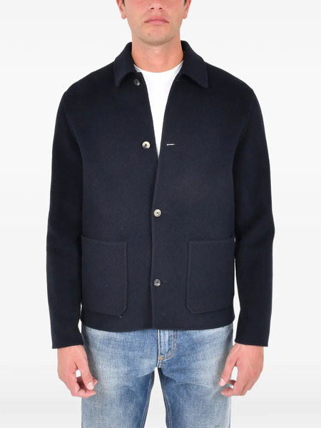  Jacob Cohën Patch Pocket Overshirt - Blue 