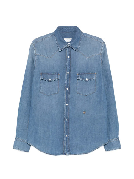  Jacob Cohën Point-collar Denim Shirt - Blue 