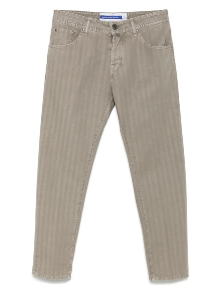  Jacob Cohën Scott Trousers - Brown 