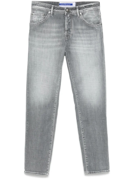  Jacob Cohën Slim Cropped Jeans - Grey 