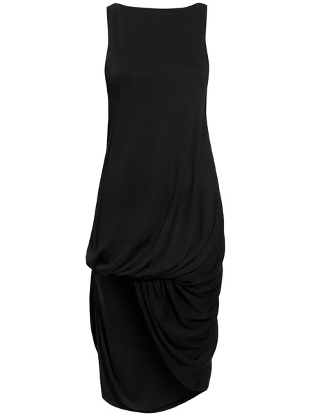  Jacquemus Asymmetric Midi Dress - Black 