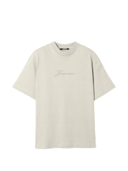  Jacquemus Boxy Logo T-shirt - Neutrals 