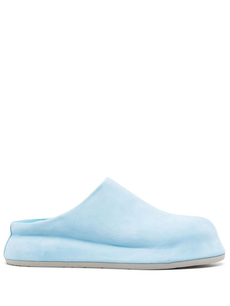  Jacquemus Bricciola Suede Mules - Blue 