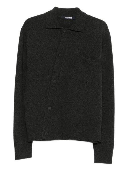 Jacquemus Button Cardigan - Grey 