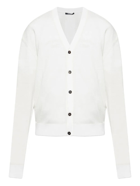  Jacquemus Buttoned Logo-embroidered Cardigan - White 