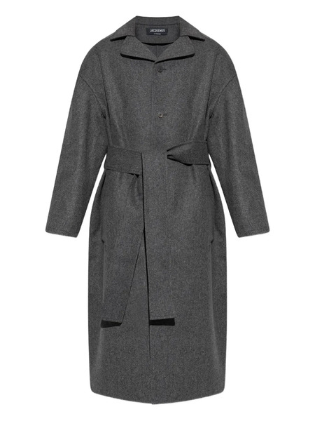  Jacquemus Citta Belted Coat - Grey 