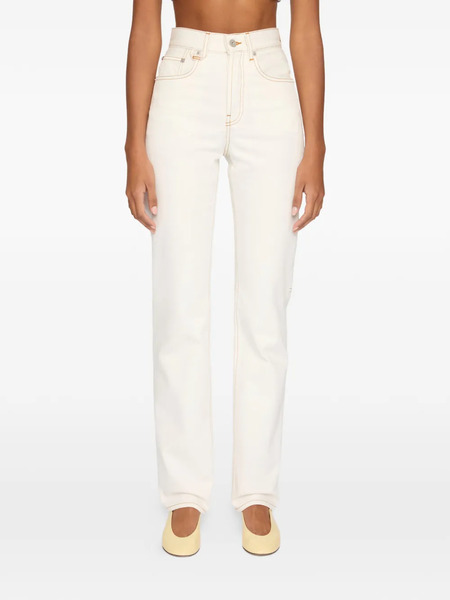  Jacquemus De-nimes Button-up Trousers - Neutrals 
