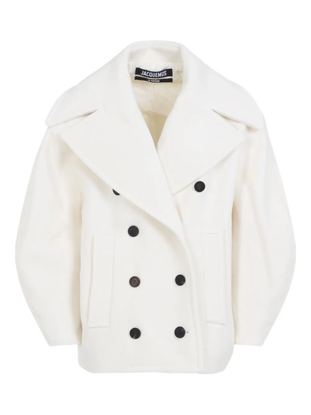  Jacquemus Double-breasted Coat - White 