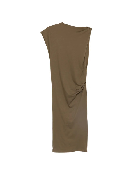  Jacquemus Drap Asymmetric Midi Dress - Green 