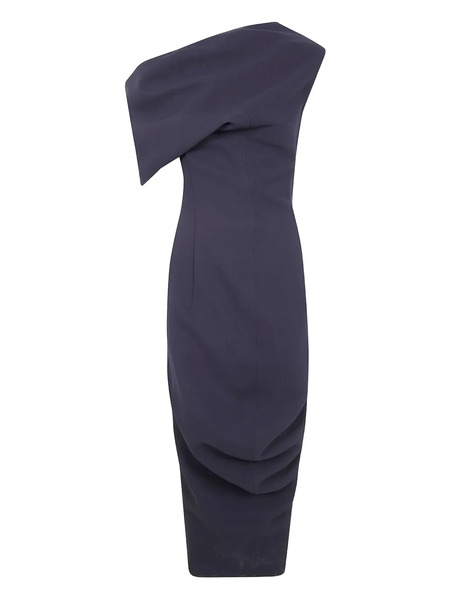  Jacquemus Draped One-shoulder Dress - Black 