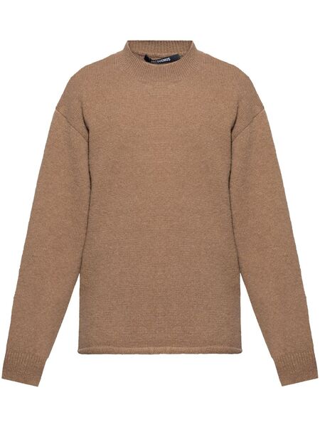  Jacquemus Drop-shoulder Jumper - Brown 