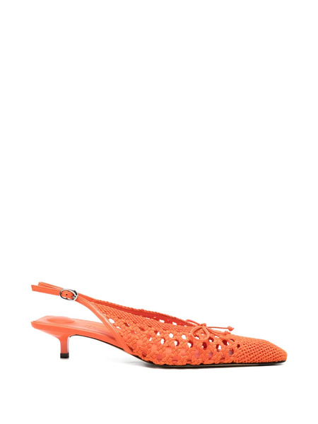  Jacquemus Duelo Slingback Pumps - Orange 