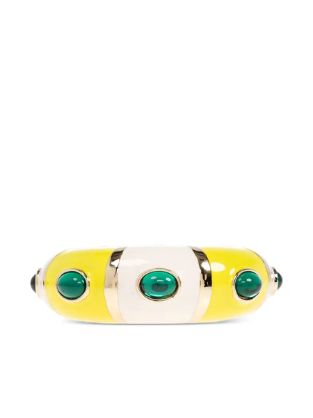  Jacquemus Glazed-finish Bracelet - Gold 