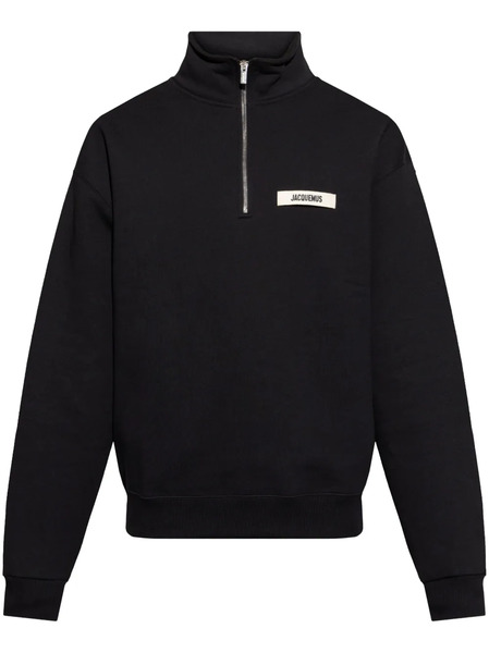  Jacquemus Gros Grain Sweatshirt - Black 
