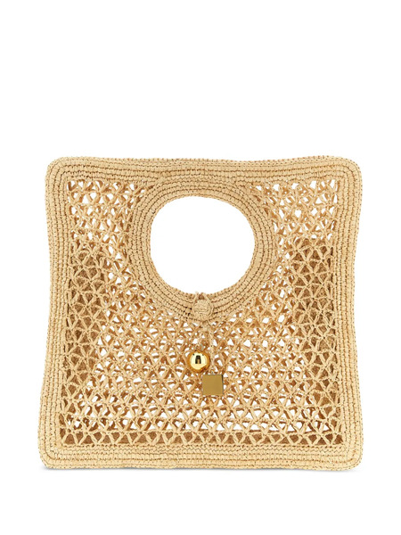  Jacquemus Interlocking-closure Tote Bag - Neutrals 