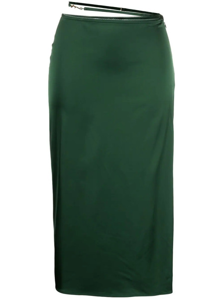  Jacquemus La Jupe Notte Midi Skirt - Green 