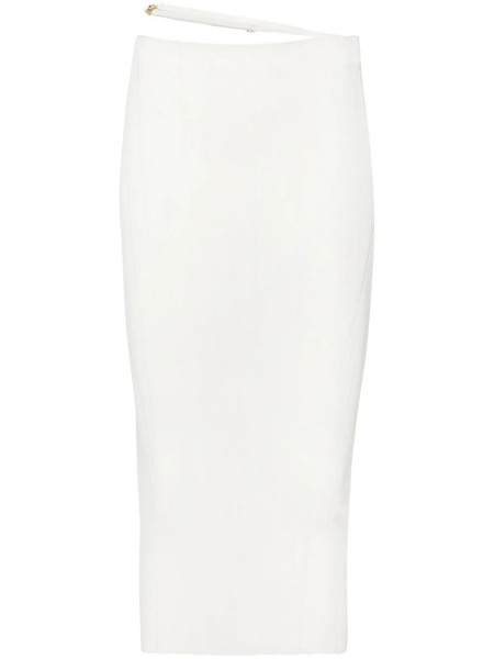  Jacquemus La Jupe Parlu Knitted Midi Skirt - Neutrals 