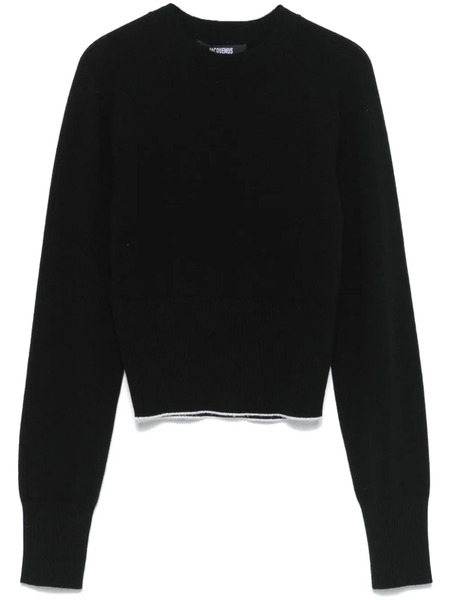  Jacquemus La Maille Soglia Sweater - Black 