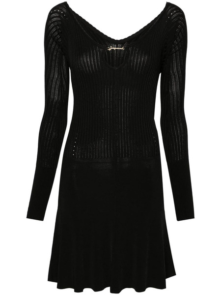  Jacquemus La Mini Robe Pralu Flared Minidress - Black 