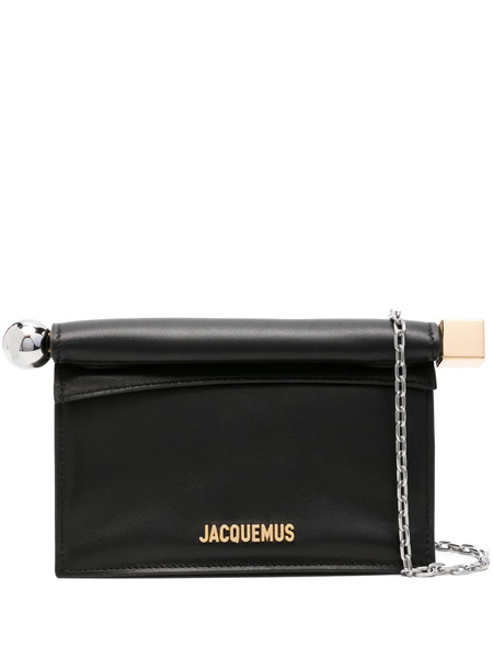  Jacquemus La Petite Rond Carré Clutch Bag - Black 