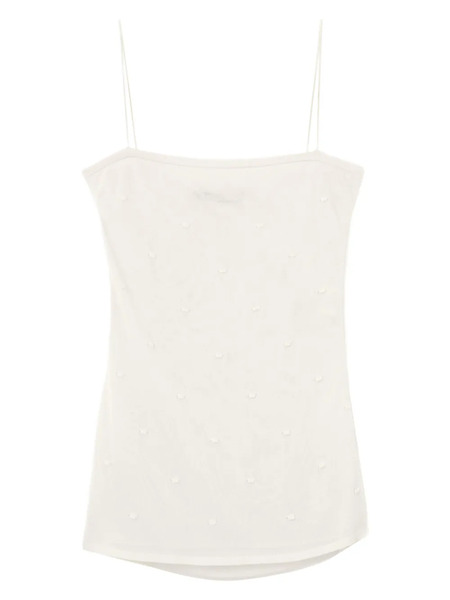  Jacquemus La Plumetis Tank Top - Neutrals 