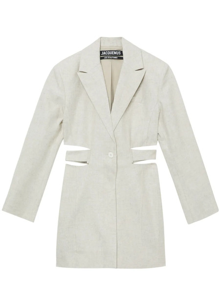  Jacquemus La Robe Bari Blazer Minidress - Neutrals 