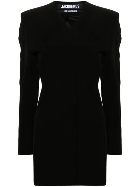  Jacquemus La Robe Cubo Blazer Minidress - Black 