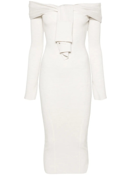  Jacquemus La Robe Doble Midi Dress - Neutrals 