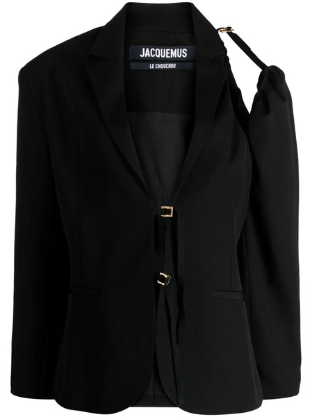  Jacquemus La Veste Galliga Wool Blazer - Black 