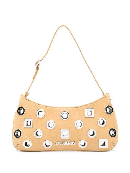  Jacquemus Le Bisou Rond Carre Shoulder Bag - Neutrals 