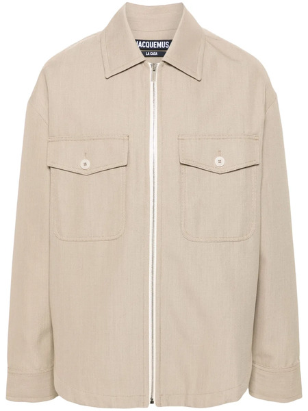  Jacquemus Le Blouson Montaigne Jacket - Neutrals 