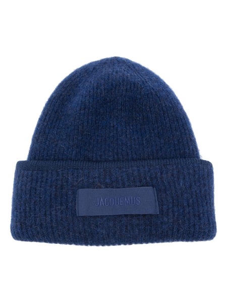 Jacquemus Le Bonnet Gros Grain Beanie - Blue 